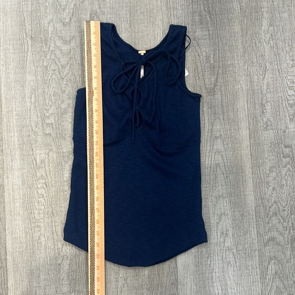 NWT Free People ribbed lace up tank top size XS - Picture 9 of 10